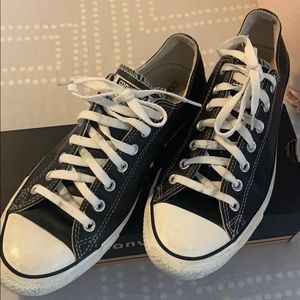 Leather Chuck Taylor converse
